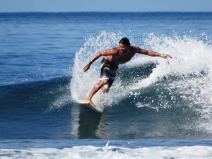 Kevin surfing Playa Negra, Costa Rica